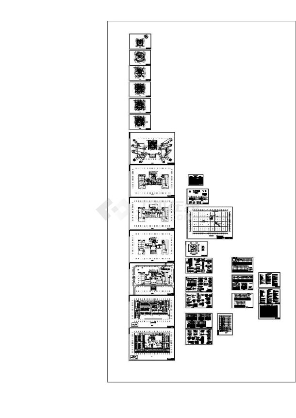 大连某22层酒店全套电气施工图-图一