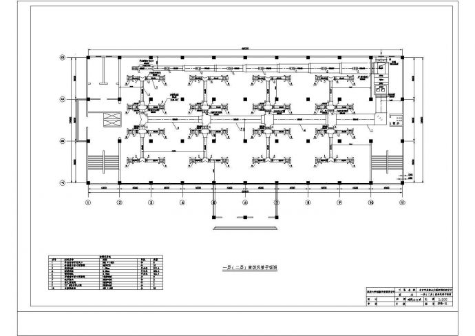 [北京]某多层商场综合楼空调通风及采暖系统设计施工CAD图（含计算书）_图1