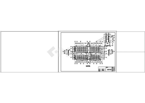 某地十二层商主楼建筑cad施工图纸-图二