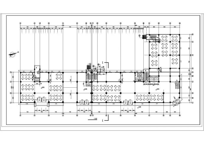 某地区十三層綜合樓建筑设计cad施工图_图1