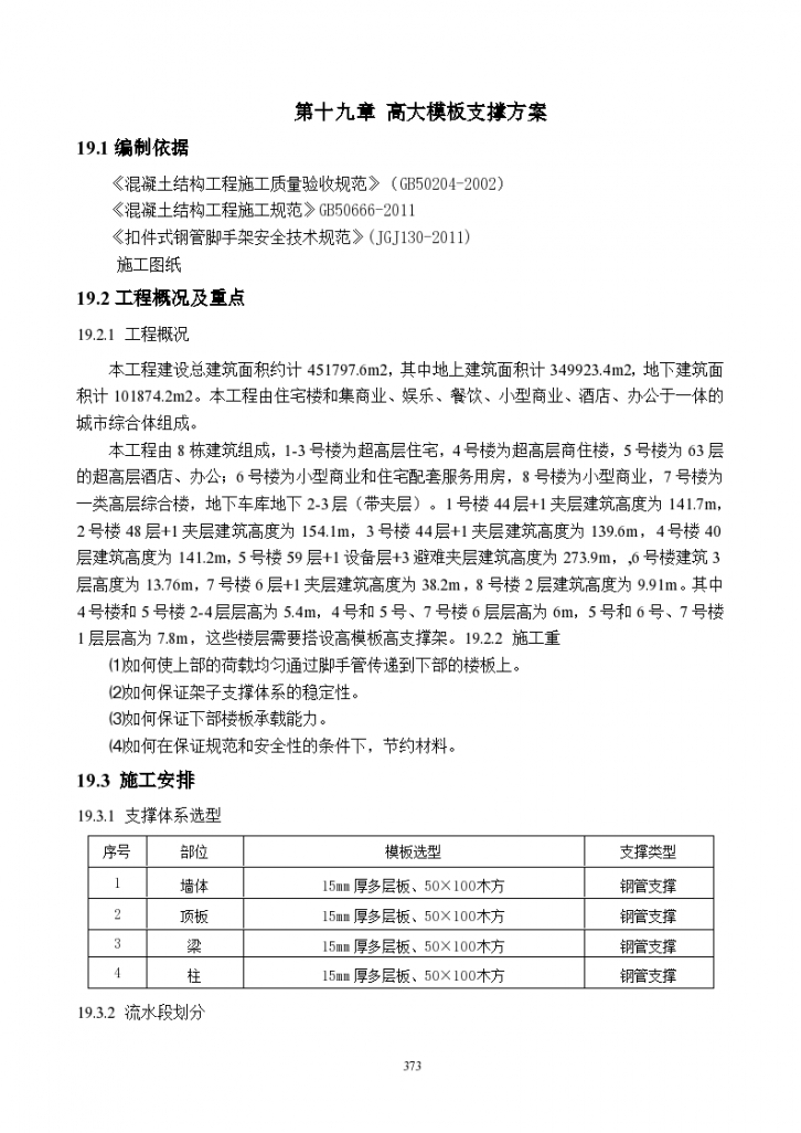 高大模板支撑组织设计方案-图一