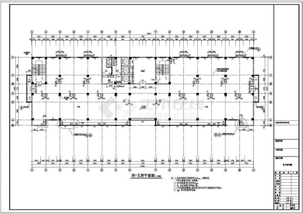 大型灯具城建筑结构cad设计施工图纸-图二