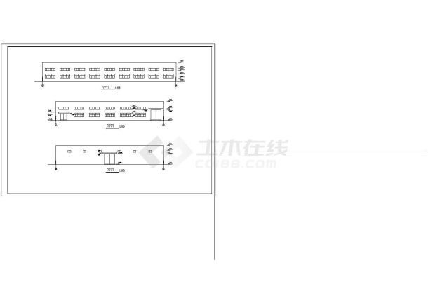 厂房设计_单层钢结构厂房全套CAD建筑施工图纸-图一