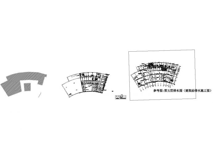 宁波酒店景观给排水CAD施工图_图1