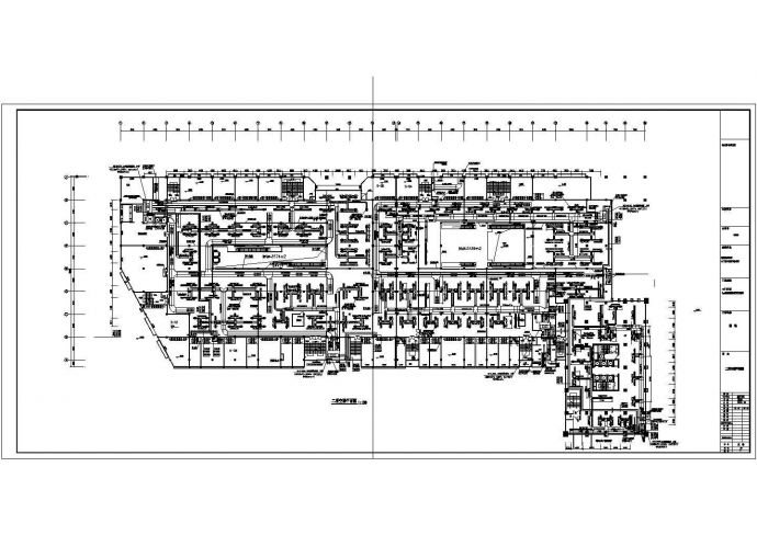 某合肥大型商场冷冻机房空调通风设计施工图纸_图1
