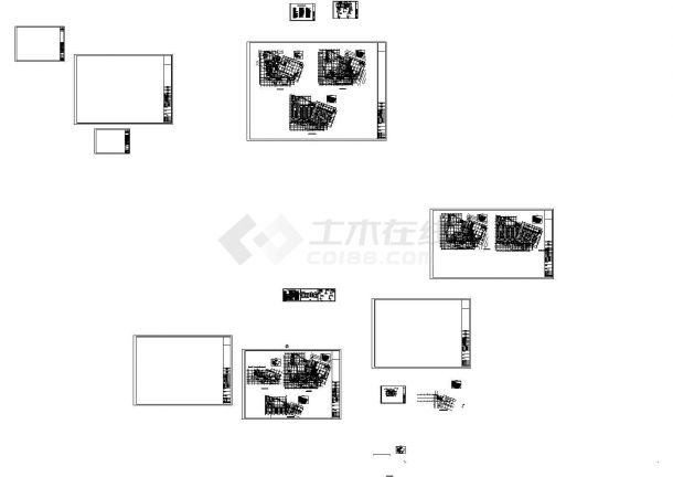 湖南五星级酒店室内气体消防CAD施工图-图一