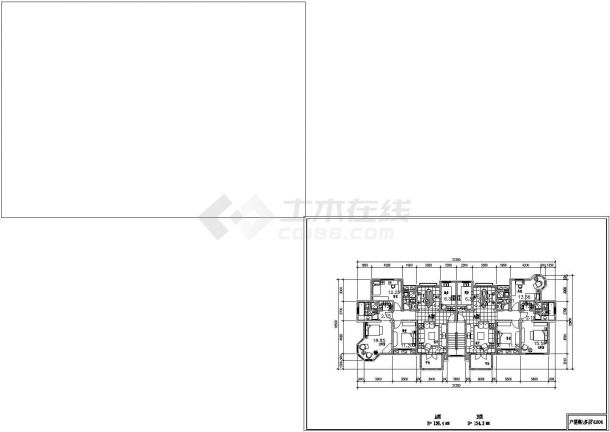 85套经典的住宅户型平面设计AutoCAD图纸-图二