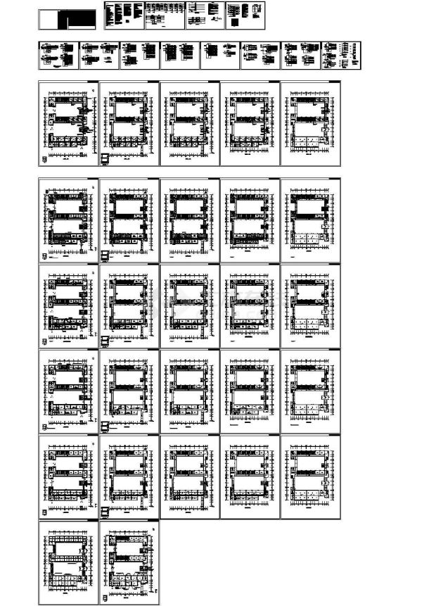 [江苏]知名中学教学楼电气全套cad设计施工图（甲级院最新设计）-图一