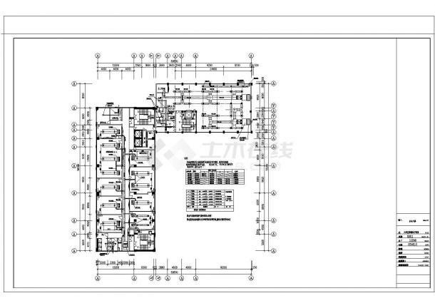 办公楼设计_某高层办公楼空调风管设计cad施工图-图二