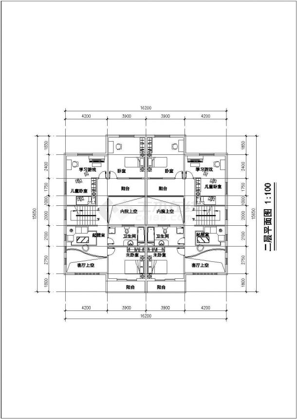 某地区多层民用住宅建筑详细设计施工方案CAD图纸-图一