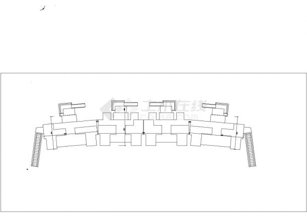 某地区高层小区住宅建筑详细设计施工方案CAD图纸-图一