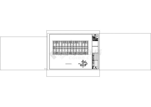 [重庆]四层砖混结构宿舍楼结构设计cad施工图-图二