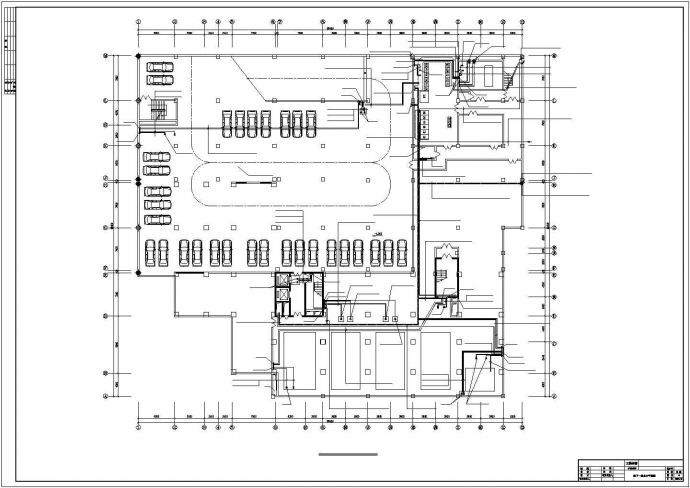 某高层商场综合楼配电设计cad电气全套施工图（含设计说明）_图1