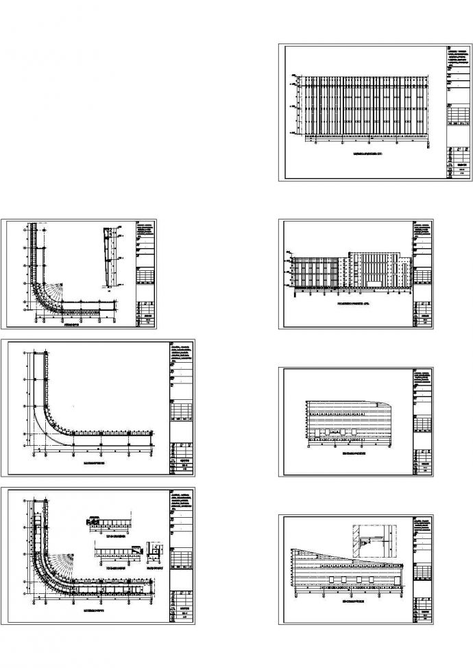 展览馆幕墙工程结构施工图（石材幕墙、玻璃幕墙）设计_图1