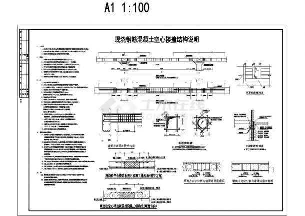 [广东]现浇钢筋混凝土空心楼盖结构说明-图一