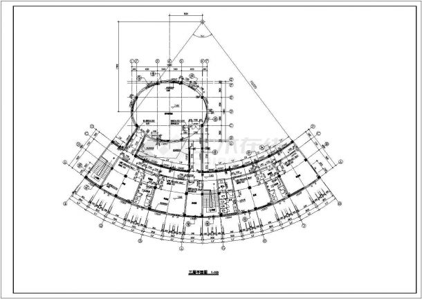 某地区住宅区住宅建筑详细设计施工方案CAD图纸-图二