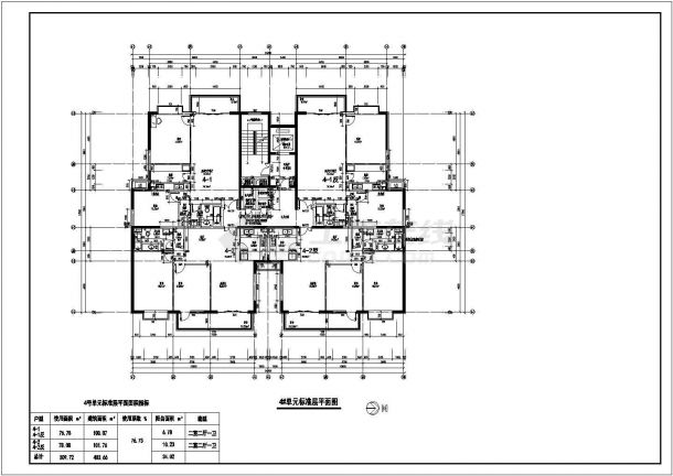 某地区超大户型建筑详细设计施工方案CAD图纸-图一