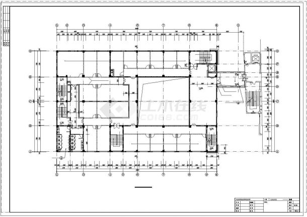 某综合楼建筑设计CAD图纸-图一