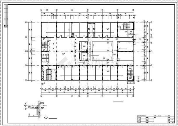 某综合楼建筑设计CAD图纸-图二