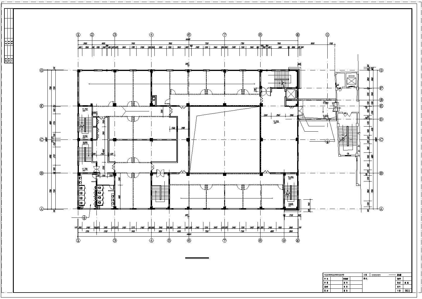 某综合楼建筑设计CAD图纸