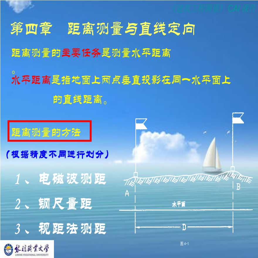 建筑工程测量(第四章)-距离测量与直线定线-图二