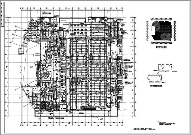 多层连锁商场通风空调及消防排烟系统设计施工图-图二