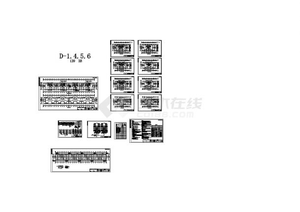 黑龙江某六层单元楼电气施工图-图一