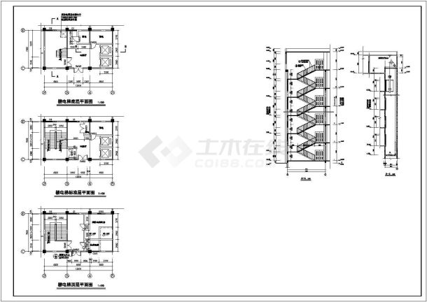 北京某大学9500平米11层框架结构教学实验楼全套建筑设计CAD图纸-图一