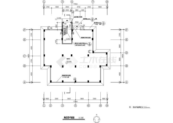 某地区现代小区高层建筑设计施工详细方案CAD图纸-图一