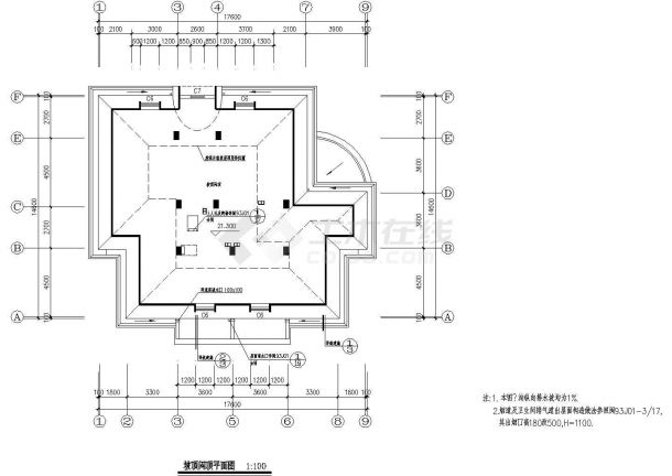 某地区现代小区高层建筑设计施工详细方案CAD图纸-图二