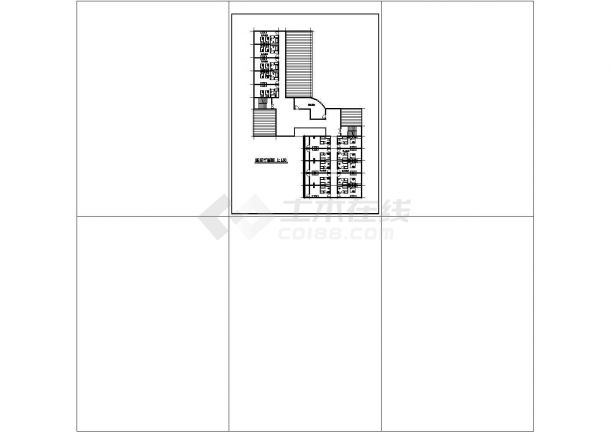 湖州市某养护工区内部长46米宽31米3个旅馆建筑设计CAD图纸-图二