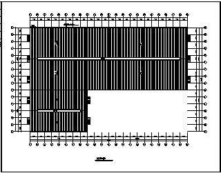 厂房设计_某市单层钢结构厂房结构施工cad图纸-图二