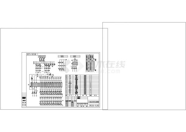 低压配电柜电容补偿柜标准图集(全套）CAD-图二