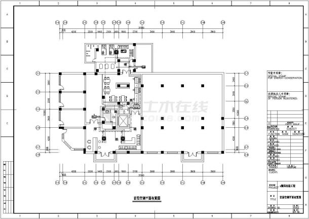 中型宾馆中央空调和卫生热水全套设计cad施工图-图二