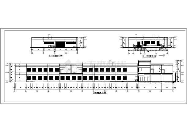 综合：6层15789.3m2传染病医院建筑施工图【 42个CAD文件】-图一