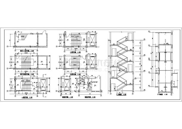综合：6层15789.3m2传染病医院建筑施工图【 42个CAD文件】-图二