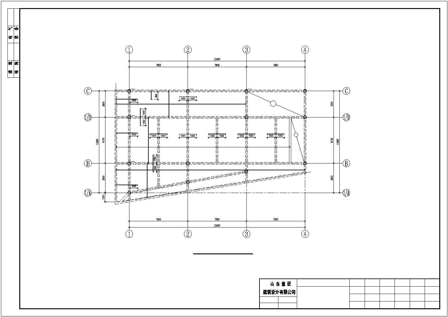 【最新】某三层钢结构房屋设计方案CAD图纸