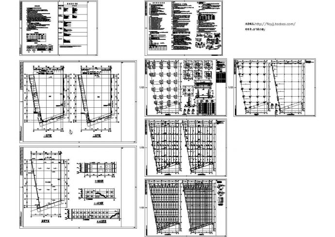 二层框架结构2671.12平米家具商场 含结构图_图1