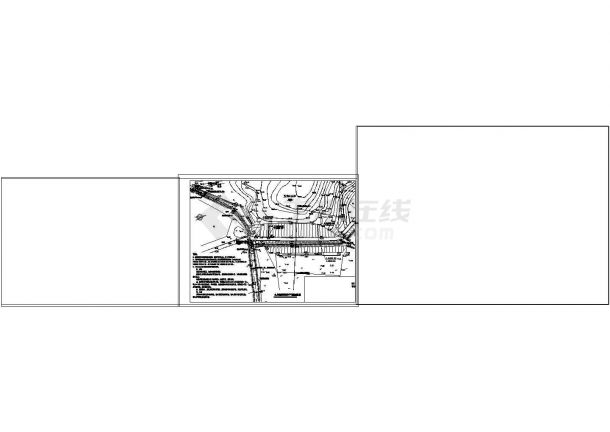 [湖南]小(一)型水库大坝除险加固工程cad施工图-图一