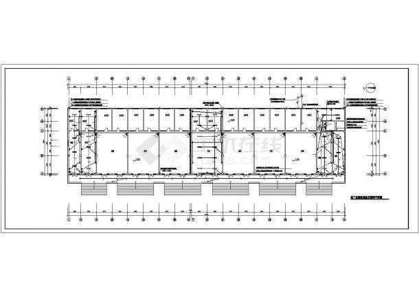 8500平米6层框架结构商务酒店全套电气系统设计CAD图纸-图一