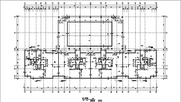 哈尔滨房地产开发公司开发休息小区住宅楼建筑设计施工cad图纸-图二