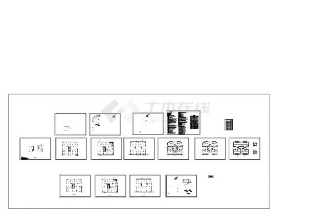 某7层多层商住建筑给排水施工图-图二