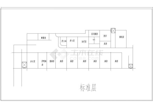 某综合性医院楼含su模型---某综合性医院楼.-图一