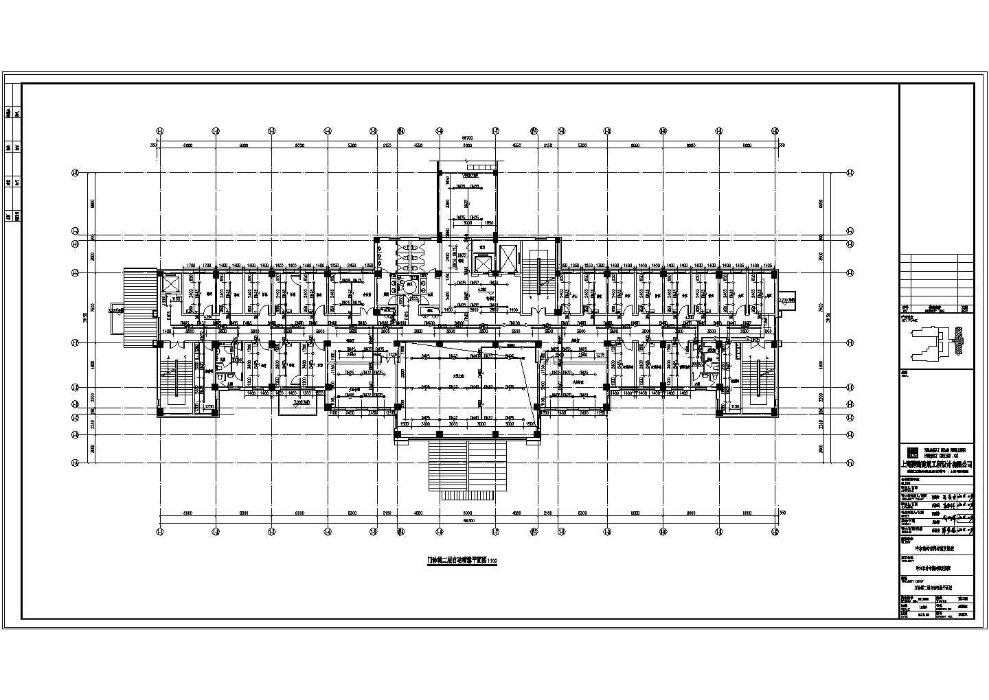 21-门诊楼二层自动喷淋平面图.