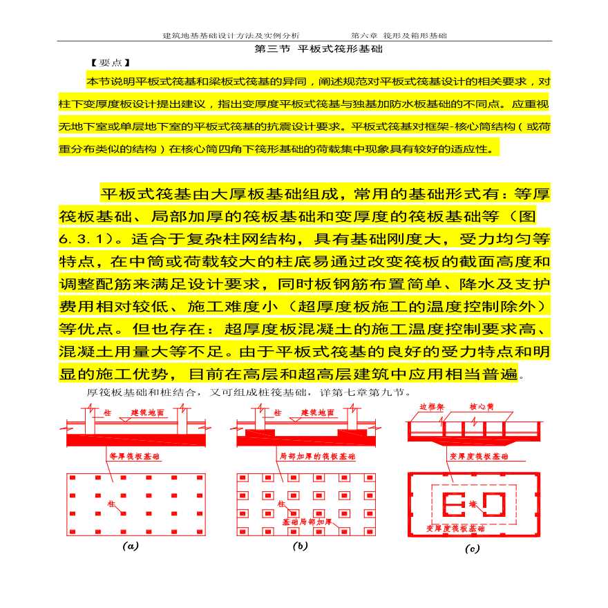 平板式筏形基础设计方法分析-图一