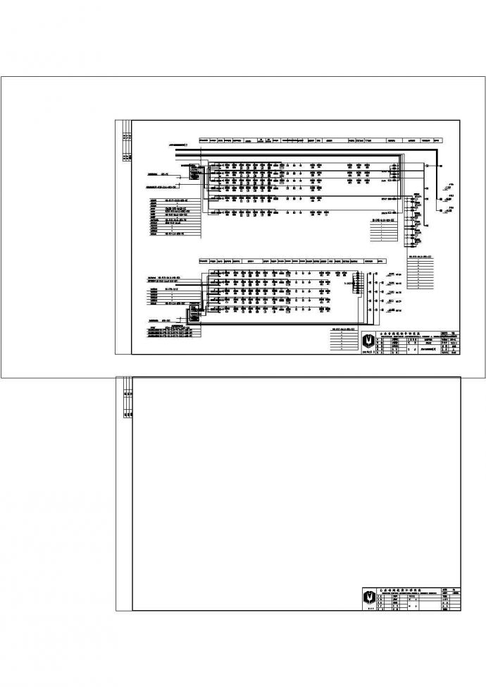 明珠商务港弱电系统图及设计说明cad_图1