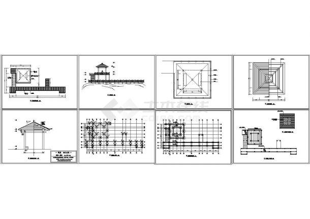 广东某兰溪谷郊野公园二期景观规划设计cad图(含总平面图)-图二