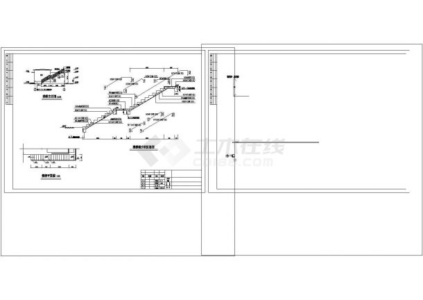 某化工厂终端污水处理施工图纸CAD-图二