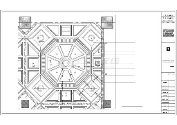 中餐厅装修设计方案全套CAD图纸-图一