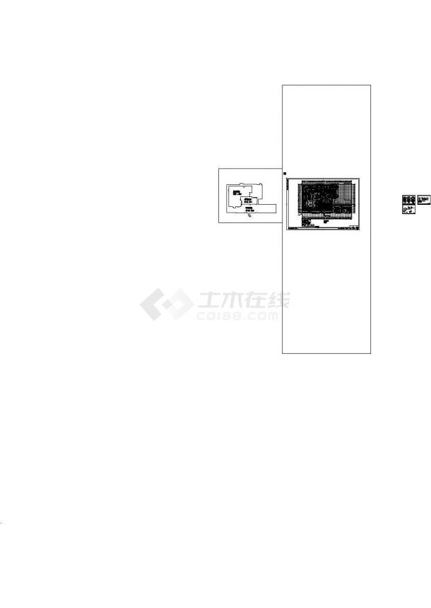 青岛大型住宅区地下室暖通cad设计施工图-图一